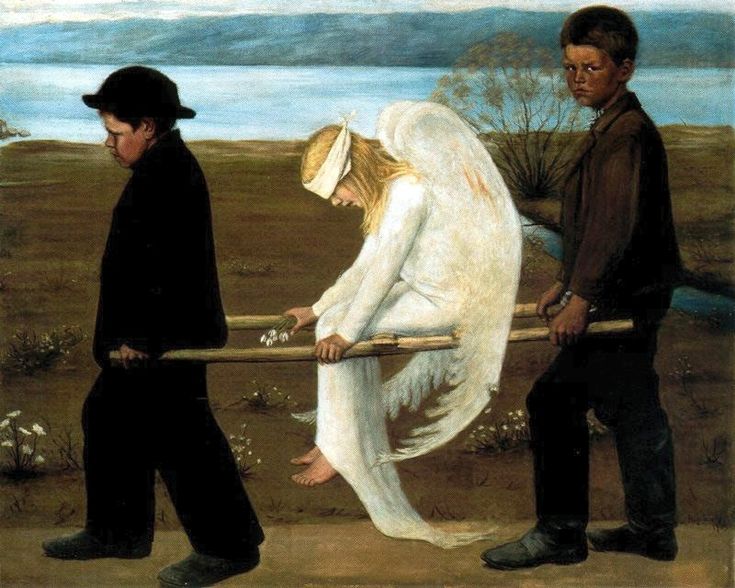 Hugo Simberg sebesült angyala, Pekka Vuori válasza