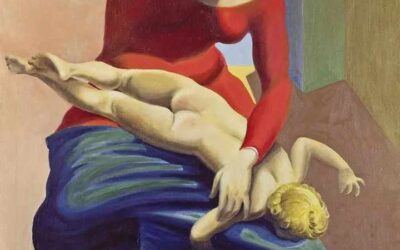 Max Ernst: Mária elfenekeli Jézust (1926)