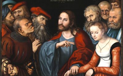 id. Lucas Cranach: Krisztus és a házasságtörő asszony