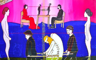 Ami Marina Abramovićnak nem sikerült, nekünk még sikerülhet (84*84cm)