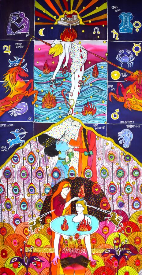 Ölelek, csókolok, befogadok, tehát vagyok, 2026, 84*175cm