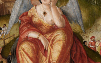 Mathis Gerung: Melankólia angyala az élet kertjében (1558)